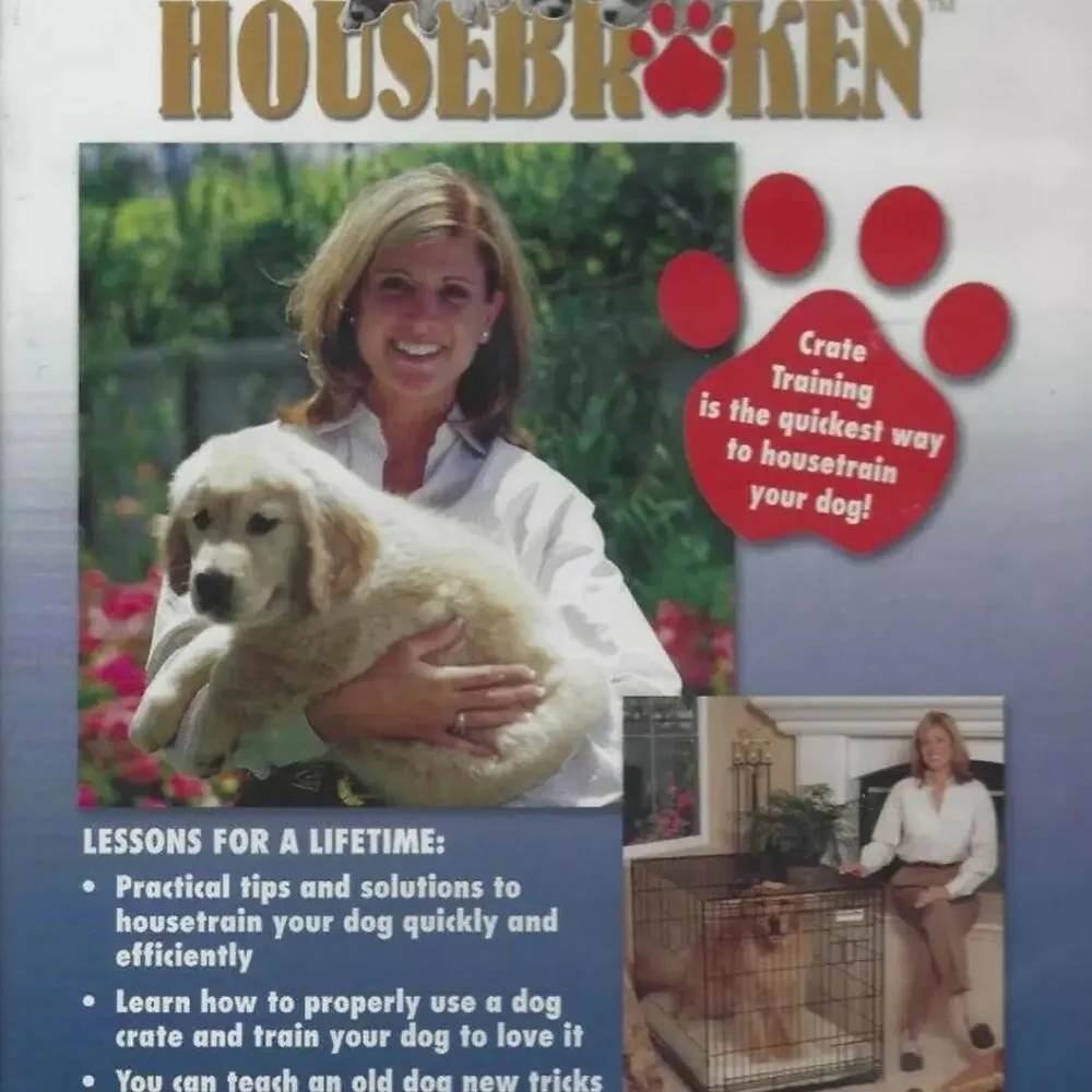 Pawsitively Housebroken Lessons (DVD) A Lifetime Dog Pet Crate Training